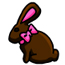Chocolate Bunny Pin